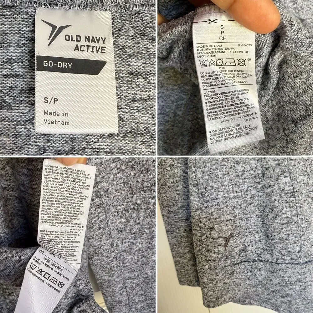 Old Navy Active Gray Hooded Cardigan Women’s Size SP Open Front Draped